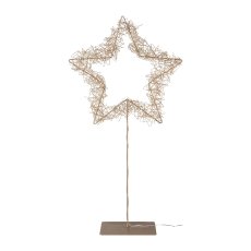 Metal Wire Star On Foot with