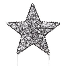 Metal wire star plug30LED