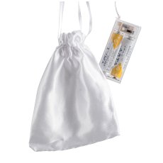 Metal wire leaf stake, 20LEDs, 2AA battery box, timer, 30x12cm+60cm plug, champagne,