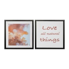 Canvas print in PS frame