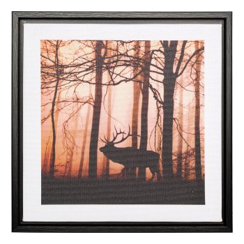 Canvas Print im PS Rahmen 2fa.so.DARK WINTER, 25x25x2,5cm, klar