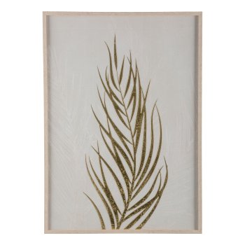 Canvas print w.foil in frame, 2 assorted FARN 50x70x3cm, wheat