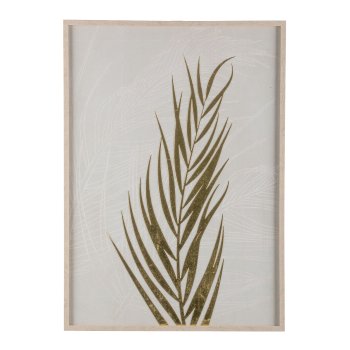 Canvas print w.foil in frame, 2 assorted FARN 50x70x3cm, wheat