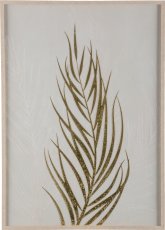 Canvas print w.foil in frame, 2 assorted FARN 50x70x3cm, wheat
