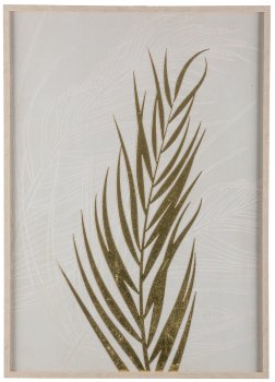 Canvas print w.foil in frame, 2 assorted FARN 50x70x3cm, wheat