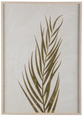 Canvas print w.foil in frame, 2 assorted FARN 50x70x3cm, wheat