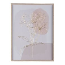 Canvas Print m.Folie im Rahmen, 2fa.so. ROSES 45x60x3cm, Rosa