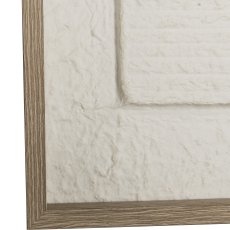 Rice paper mural OPPOSITES, wooden frame, 2 assorted, 60x80x3cm, natural