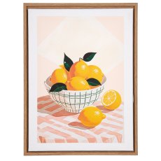 Canvas Wandbild FRUITS in PS Rahmen, 2fa.so., 30x40x2cm, bunt