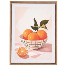 Canvas Wandbild FRUITS in PS Rahmen, 2fa.so., 30x40x2cm, bunt