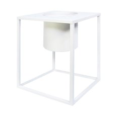 Metal Planter In Frame 3Erset Ambiente, 45x50 / 38x45 / 32x40cm, White