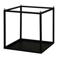 Metal Presenter Hanger Cubus, 60x60x60cm, Black, with Stainless Steel Wire