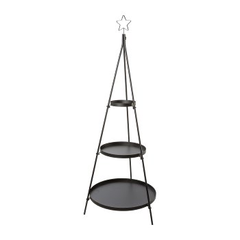 Metal Tree Presenter, 57x158 cm, Black
