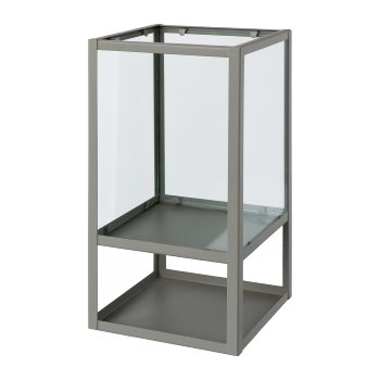 Metal Lantern Stages, 15x15x30 cm, Grey