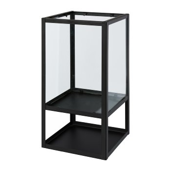 Metal Lantern Stages, 15x15x30 cm, Black