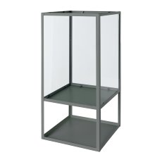 Metal Lantern Stages, 20x20x45 cm, Grey