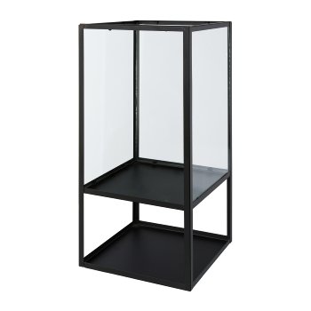 Metal Lantern Stages, 20x20x45 cm, Black