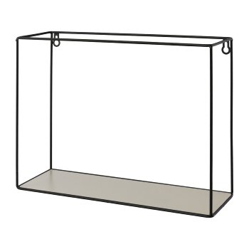 Metal Wall Shelf 3Erset Color, 40x13x30/34x13x25/30x13x20cm, Grey