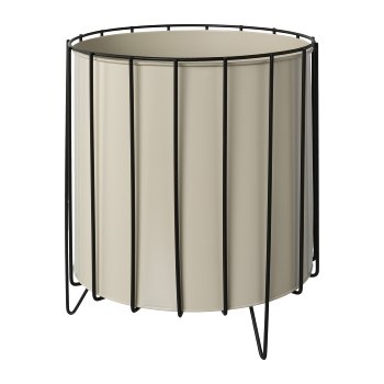 Metall Übertopf in Rahmenfassung 3erSet COLOR, 27x33/24x28/21x24cm,grau