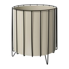 Metall Übertopf in Rahmenfassung 3erSet COLOR, 27x33/24x28/21x24cm,grau