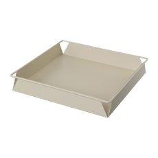 Metal Tray 3Erset Color, 31x31x5/26x26x5/21x21x5cm, Grey, 3/Set