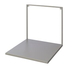 Metall Wandregal LINUS, 30x30x30cm, grau