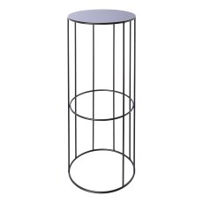 Metal planting rack w.insert 3pcs set RACK, 21x45/24x57/28x70cm, black,