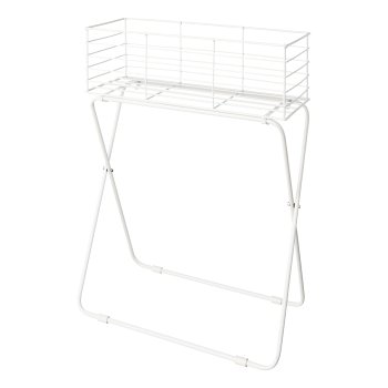Metal plant rack standing 2 assorted GREEN TIMES, 50x24x64/60x30x72cm, white,