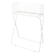 Metal plant rack standing 2 assorted GREEN TIMES, 50x24x64/60x30x72cm, white,