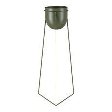 Metal planter URBANUS, set of 4 on rack, 20x18/24x40/24x50/24x60cm,