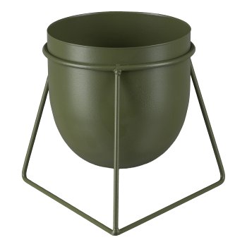 Metal planter URBANUS, set of 4 on rack, 20x18/24x40/24x50/24x60cm,
