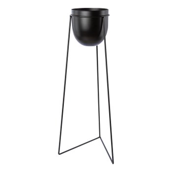 Metal planter URBANUS, set of 4 on rack, 20x18/24x40/24x50/24x60cm,