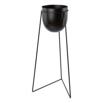 Metal planter URBANUS, set of 4 on rack, 20x18/24x40/24x50/24x60cm,