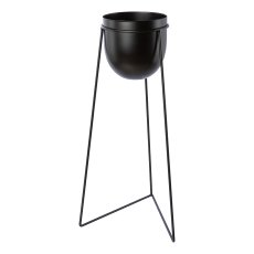 Metal planter URBANUS, set of 4 on rack, 20x18/24x40/24x50/24x60cm,