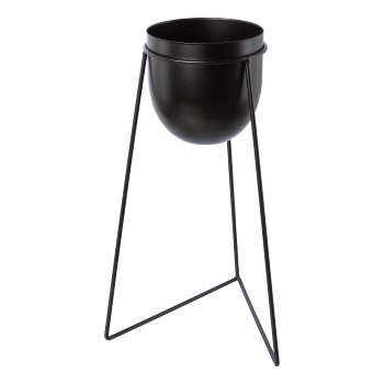 Metal planter URBANUS, set of 4 on rack, 20x18/24x40/24x50/24x60cm,