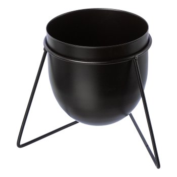 Metal planter URBANUS, set of 4 on rack, 20x18/24x40/24x50/24x60cm,
