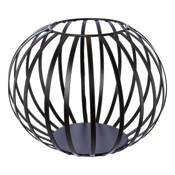 Metal lantern GENT, 24x18cm, black