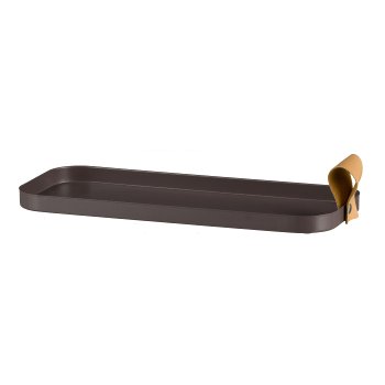 Metall Tablett rechteckig 2erSet CORNELIA, 40x17x1,5/30x12x1,5cm,