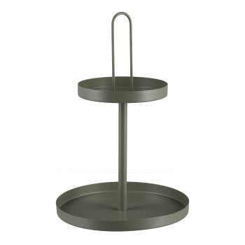 Metall Etagere CORNELIA, 30x30x45cm, moos, LEPURO