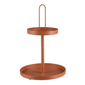 Metall Etagere CORNELIA, 30x30x45cm, zimt, LEPURO