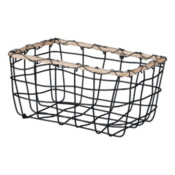 Metal wire basket rectangular set of 3 STOCKS, 30x22x15/25x18x12,5/20x13x10cm