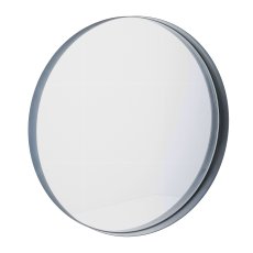 Metall Spiegel, rund, ODELE 50x50x5cm, Mitternachtsblau, LEPURO