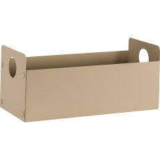 Metal box SVENSON, 13x13x30cm, sand