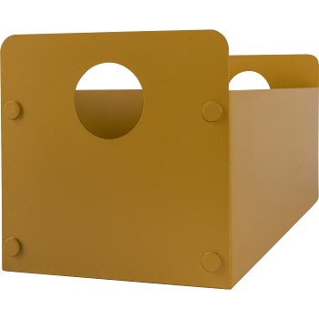 Metal box SVENSON, 13x13x30cm, yellow