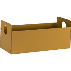 Metal box SVENSON, 13x13x30cm, yellow