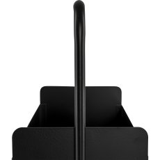 Metal box SVENSON, with handle, 25x13x32cm, black