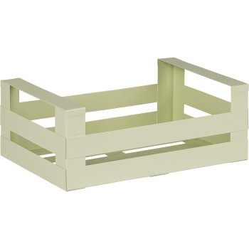 Metall Gemüsekiste GROW, 2erSet, 30x20x11/40x25x11cm, hellgrün