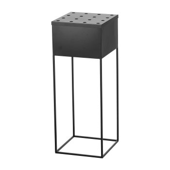 Metallregal, Presenter, 30x30x80cm, schwarz, Lepuro