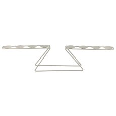 Metall Kerzenhalter, 8er, f.Stumpenkerze, 60x9x13cm, schlamm, Lepuro