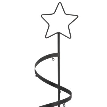 Metallbaum Ständer zum Schmücken, 20x20x50cm, schwarz